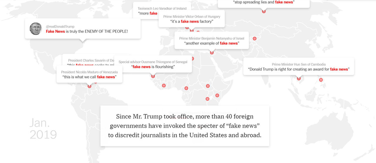 A screenshot of the interactive feature accompanying the New York Times editorial