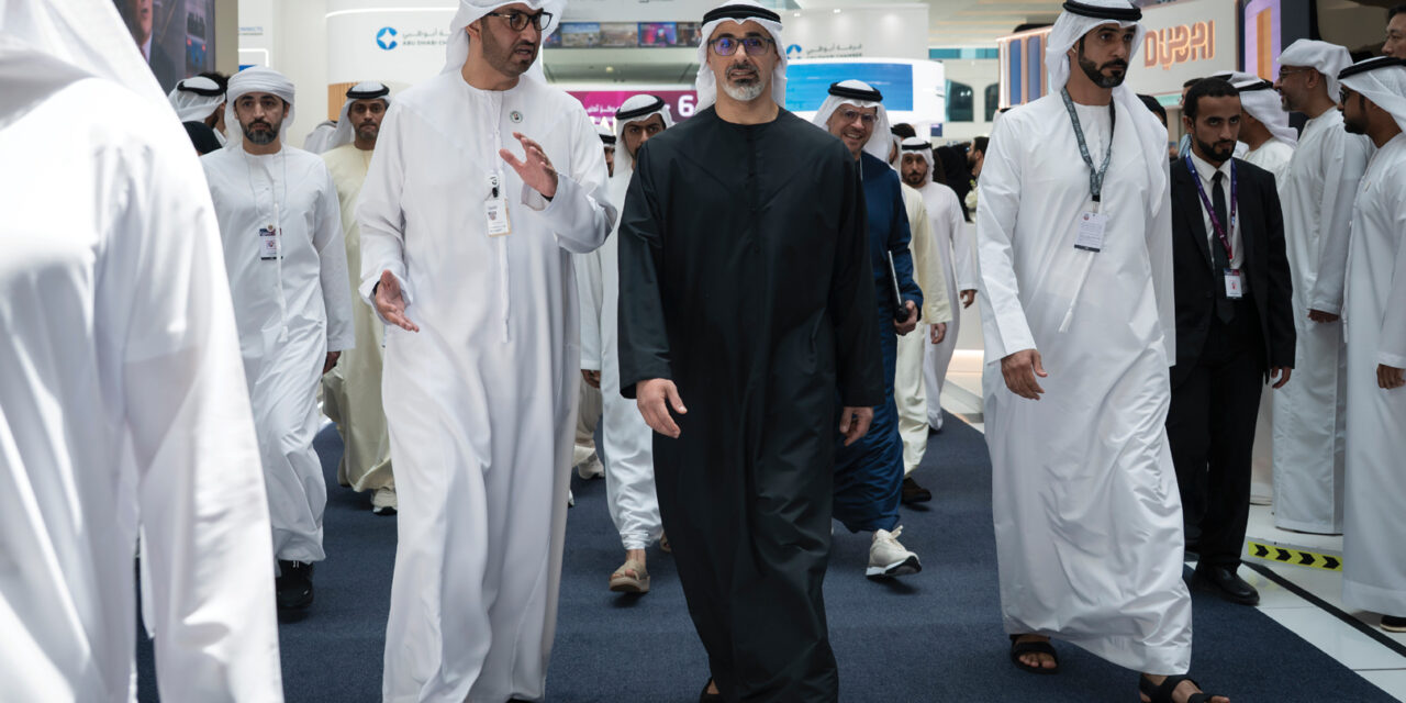 Abu Dhabi Crown Prince Sheikh Khaled bin Mohamed bin Zayed Al Nahyan Attends UAE Industrial Forum