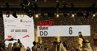 Dubai Special Number Plates – Double Code One-Digit Sells for AED 37 Million at Auction